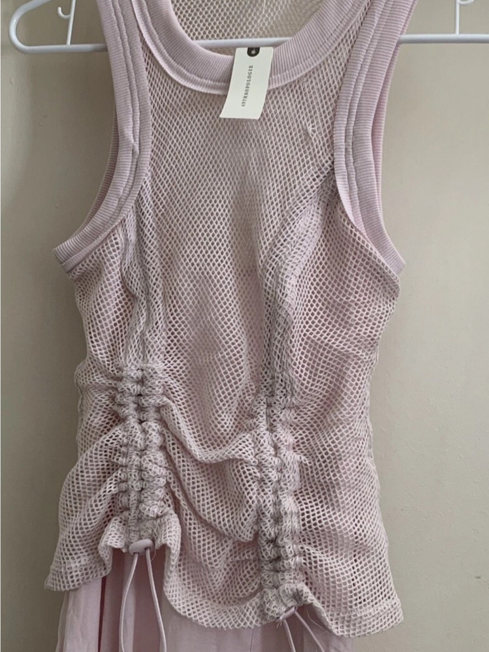 Daily practice Anthropologie Forward Line midi dress new NWT cotton pink XXS - Picture 6 of 12